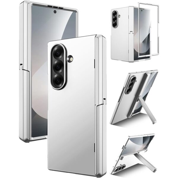 360° Hard Mate Protection case plateado