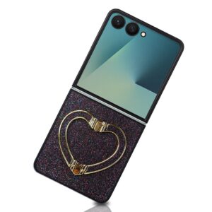 Shiny Heart Ring case negro