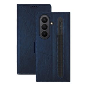 Pen Wallet Geometric case azul
