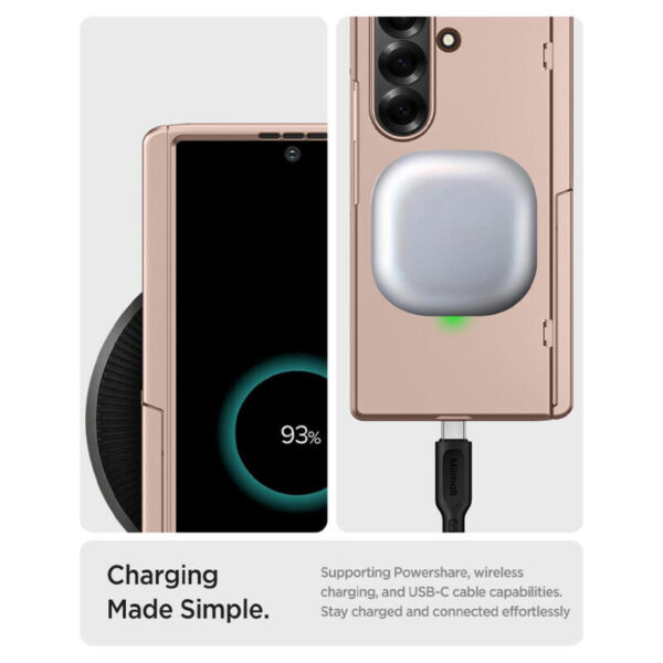 360° Hard Mate Protection case rose gold - Imagen 2