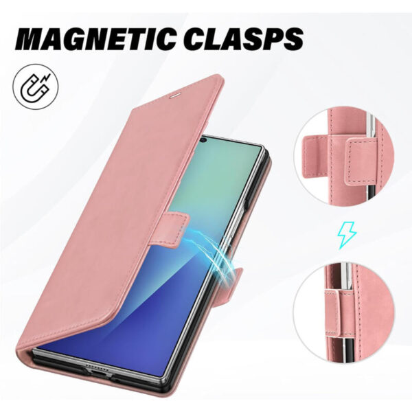 Pen Holder Wallet case rosa - Imagen 2
