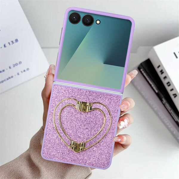 Shiny Heart Ring case lila - Imagen 3