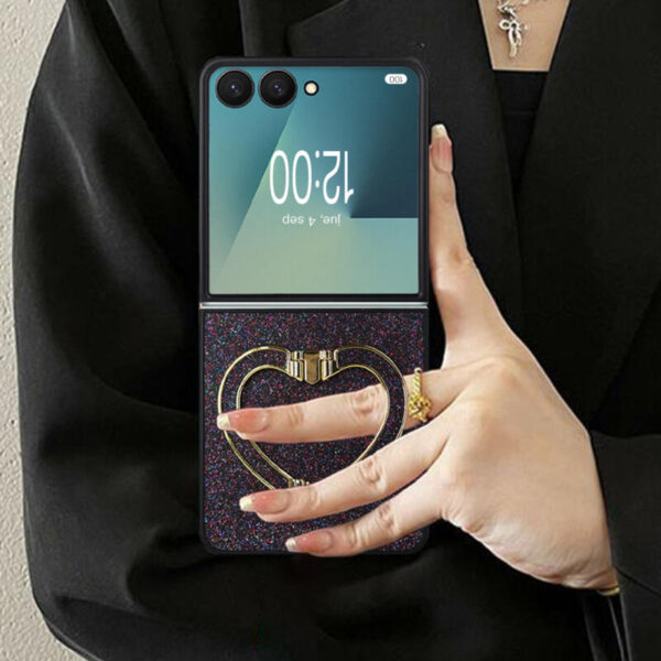 Shiny Heart Ring case negro - Imagen 2