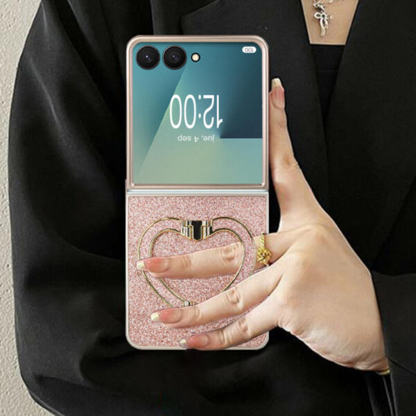 Shiny Heart Ring case rose gold - Imagen 2