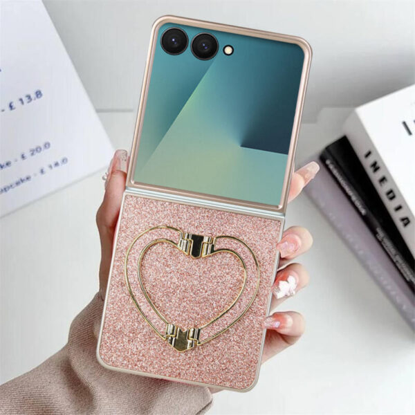 Shiny Heart Ring case rose gold - Imagen 3
