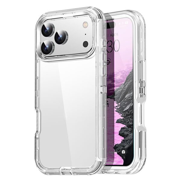 Clear Hard case con clip