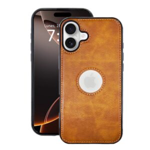 Shockproof Leather case café
