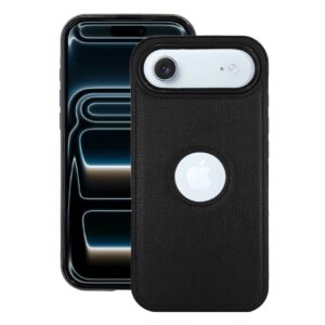 Shockproof Leather case negro
