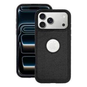 Shockproof Leather case negro