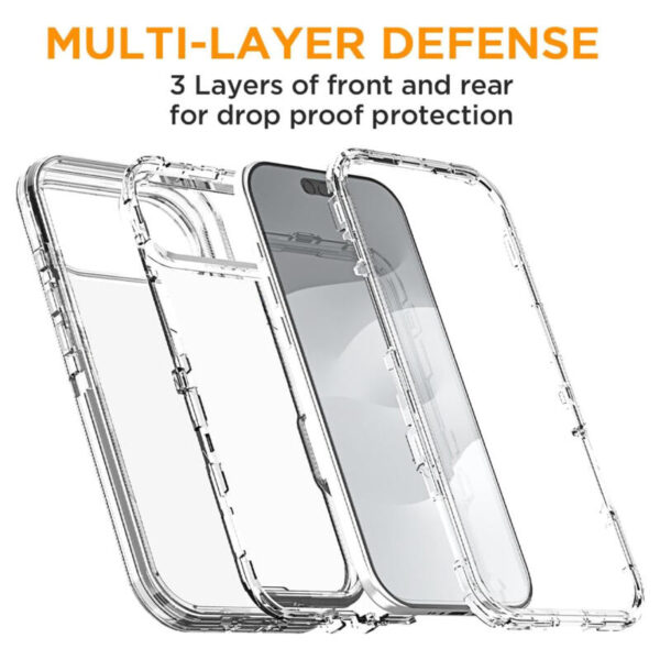 Clear Hard case con clip - Imagen 2