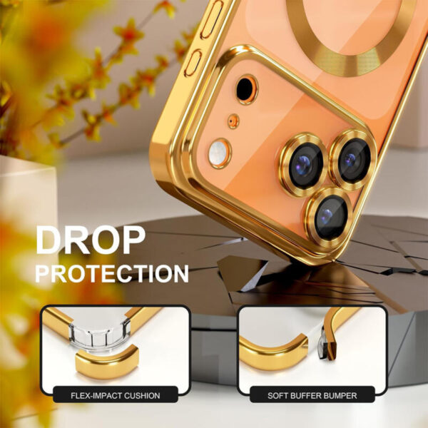 Metal MagSafe case dorado - Imagen 3