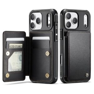 Leather Wallet Premium case negro