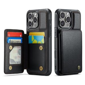 Leather Wallet Premium case negro