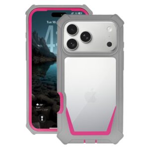 360° Guardian case rosa con gris
