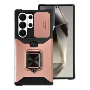 360° Shockproof Ring case rosa