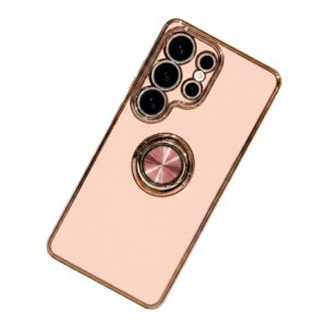 Gold Ring case rosa
