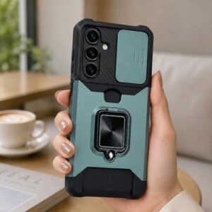 360° Shockproof Ring case verde S26+
