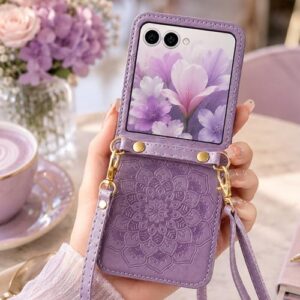 Mandalas Wallet case morado ZFP8